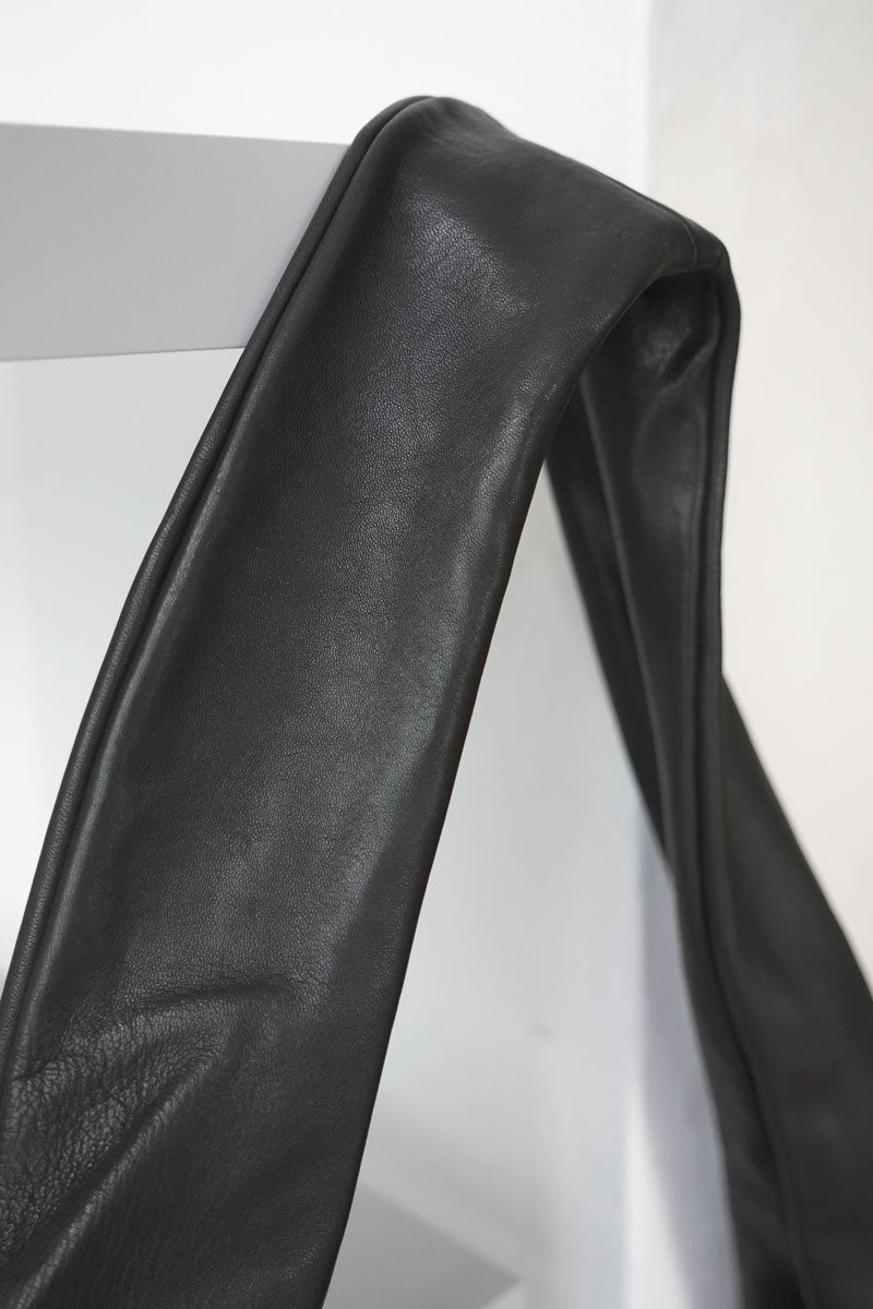 S17 NO.250 CROSSED LEATHER BAG / BLACK [Kanazawa store]