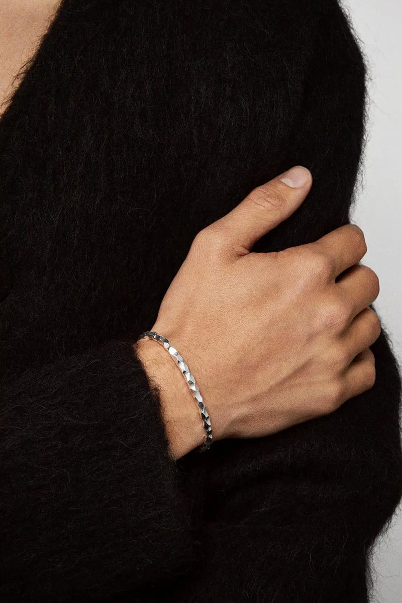 ALL BLUES | SNAKE BRACELET / CARVED SILVER シルバー925