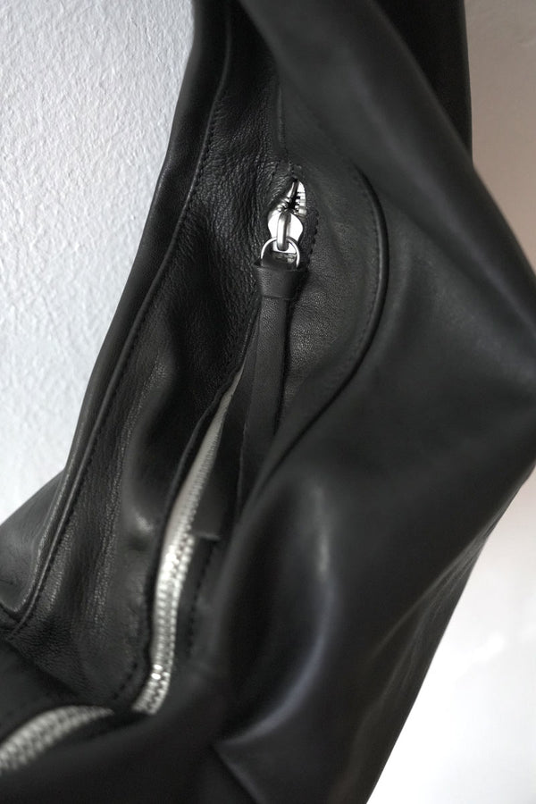 S17 NO.250 CROSSED LEATHER BAG / BLACK [Kanazawa store]