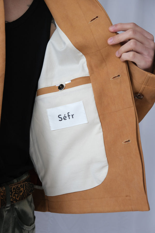 GUS JACKET / TWO-TONED CHINO COTTON