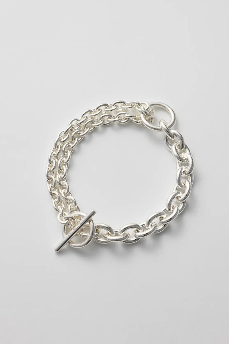 DOUBLE BRACELET THICK / 925 STERLING SILVER [4月入荷予定]
