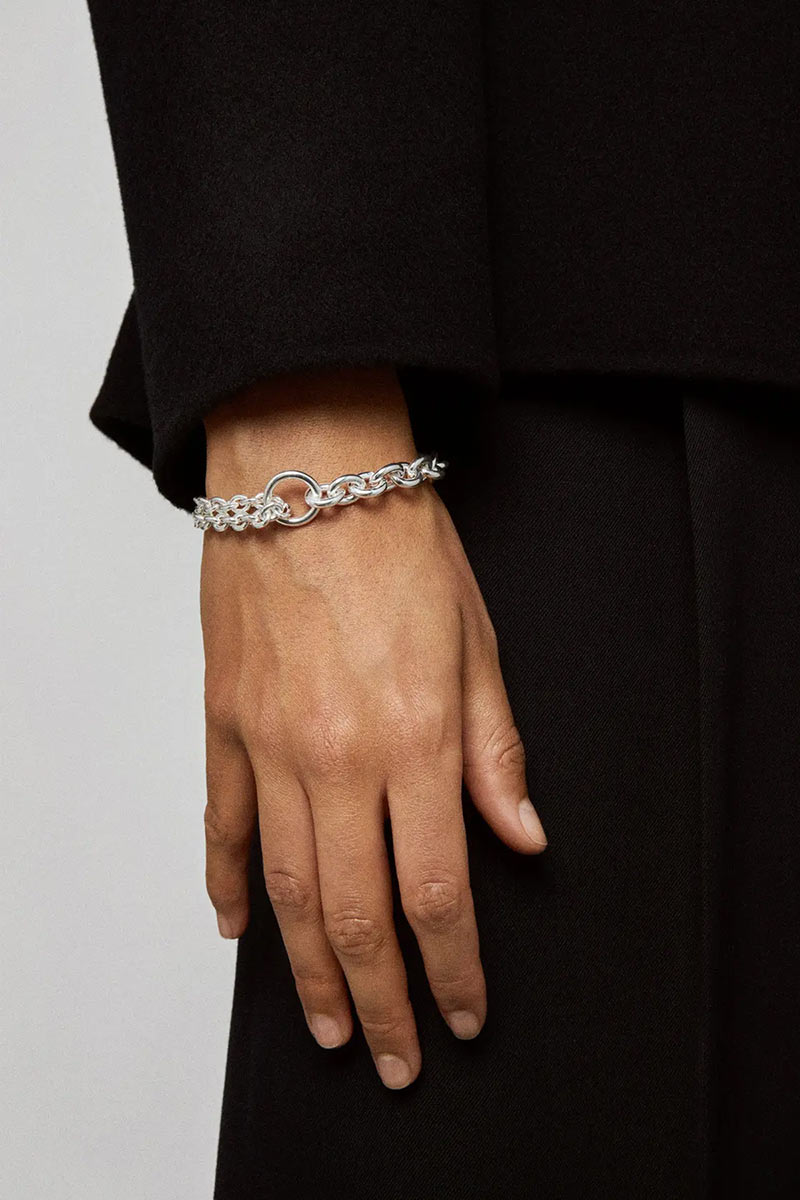 DOUBLE BRACELET THICK / 925 STERLING SILVER [4月入荷予定]