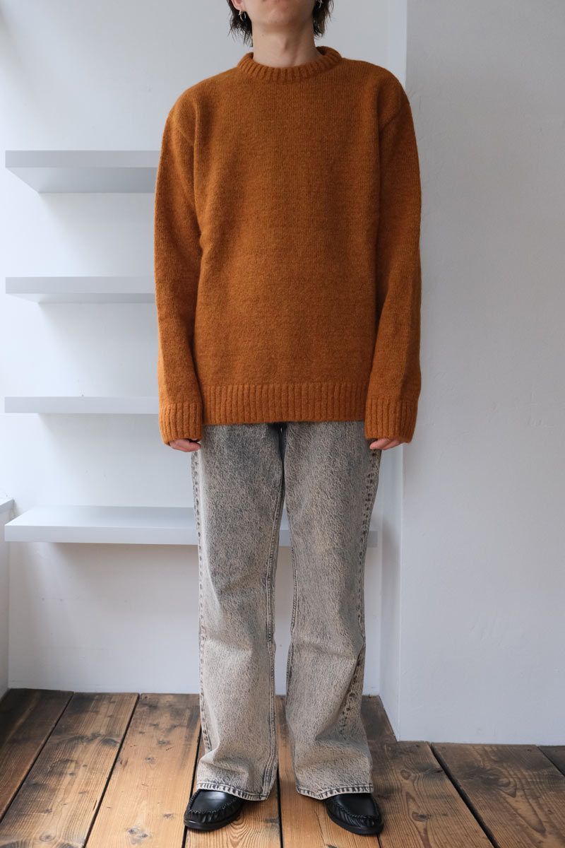 EAST SWEATER / PUMPKIN MELANGE [60% 할인]