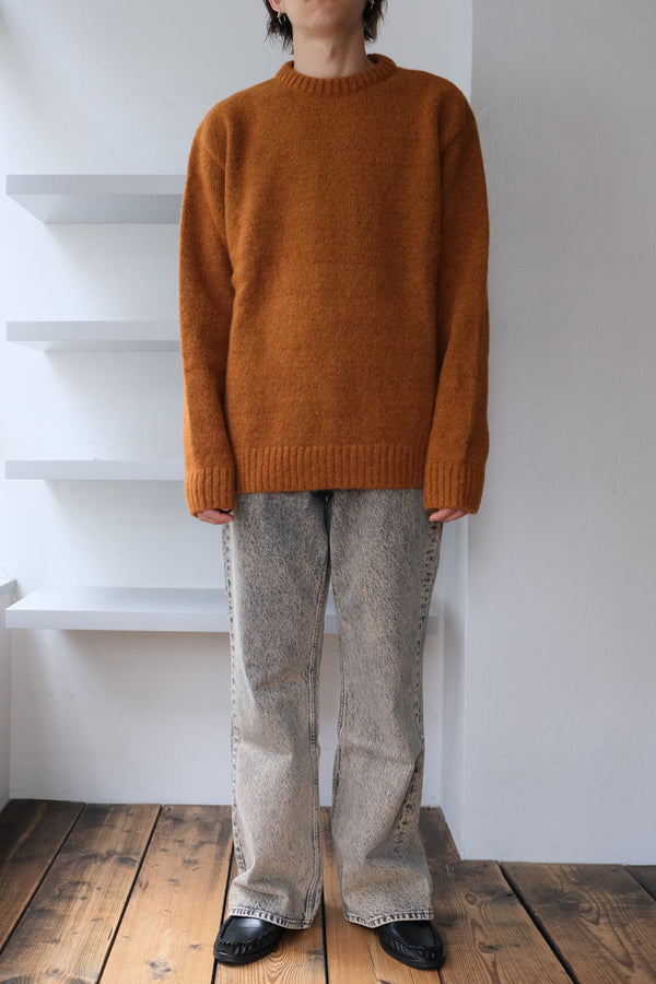 EAST SWEATER / PUMPKIN MELANGE [60%OFF]