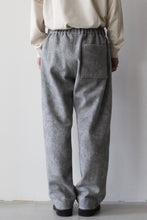 Load image into Gallery viewer, WOOL HALF TONE EASY PANTS / TOP GRAY