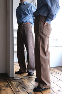 LABOUR TROUSERS / WARM GREY MARBLE