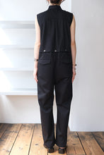 Load image into Gallery viewer, ORGANIC COTTON BREND DETACHABLE JUMPSUIT / BLACK