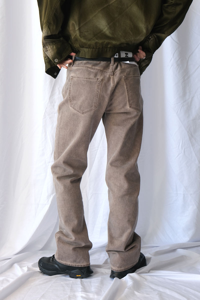 RUSH JEANS / BROWN COLD DYE