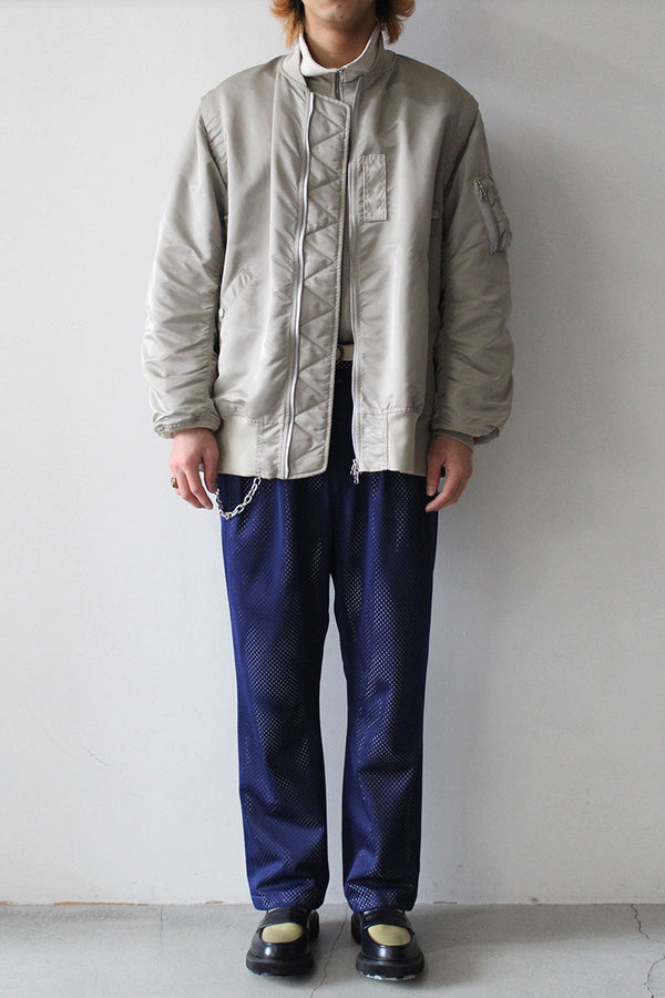 POLY MESH STANDARD / NAVY × WHITE
