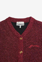 画像をギャラリービューアに読み込む, GANNI | GLITTER KNIT CARDIGAN [USED]