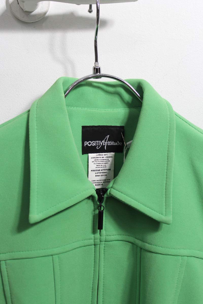 POSITIVE ATTITUDE | MADE IN USA 90'S ZIP JACKET [USED]