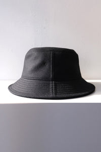 WATERPLOOF MELTON HAT / BLACK