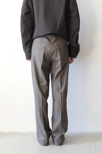 BORROWED CHINO / GREY ATOM CHECK WOOL