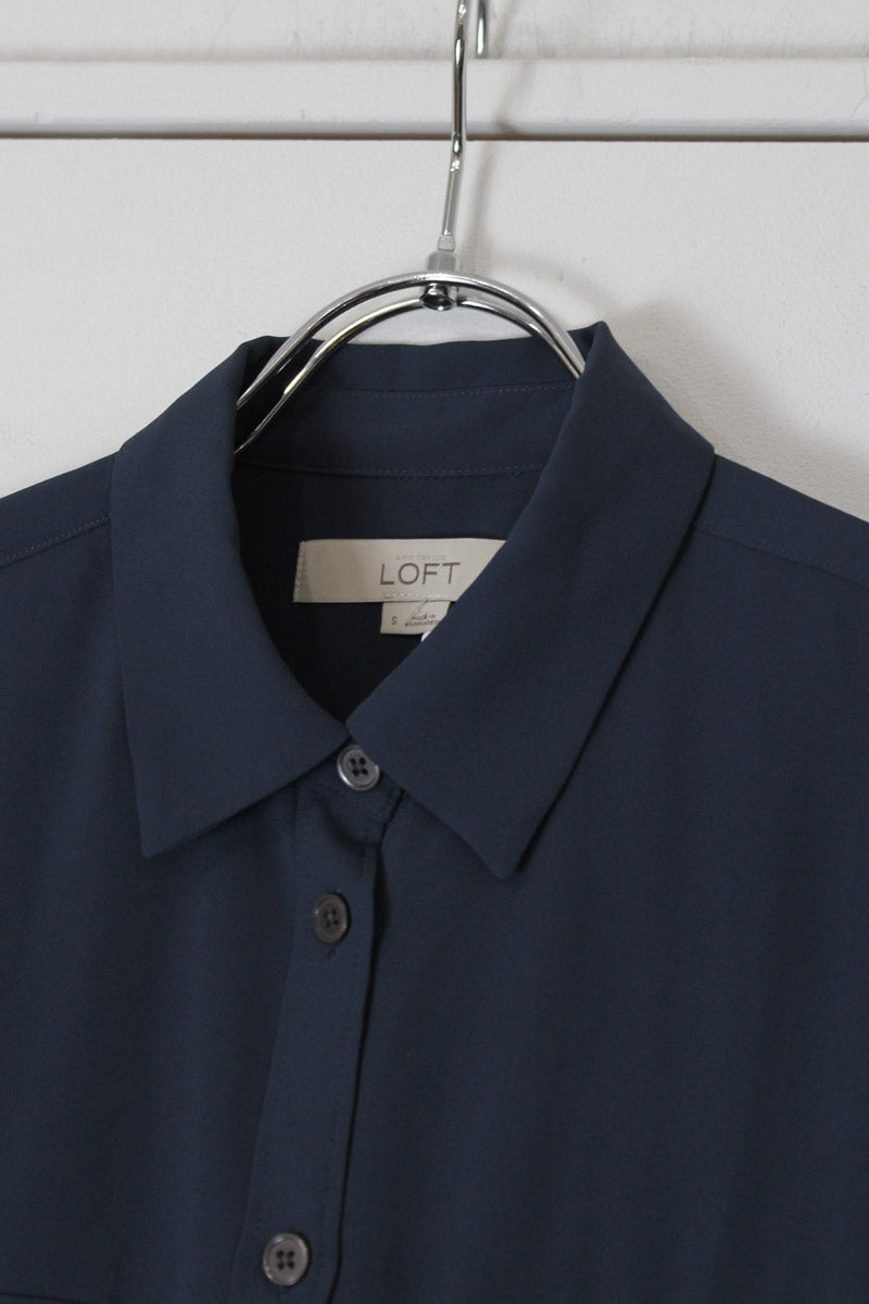LOFT | 90'S L/S RAYON SHIRT [USED]