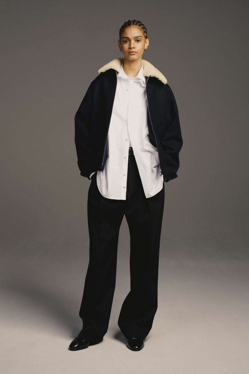 BOMBER JACKET LIGHT BRITISH MELTON / BROWN [神戸店][26AW入荷予定］
