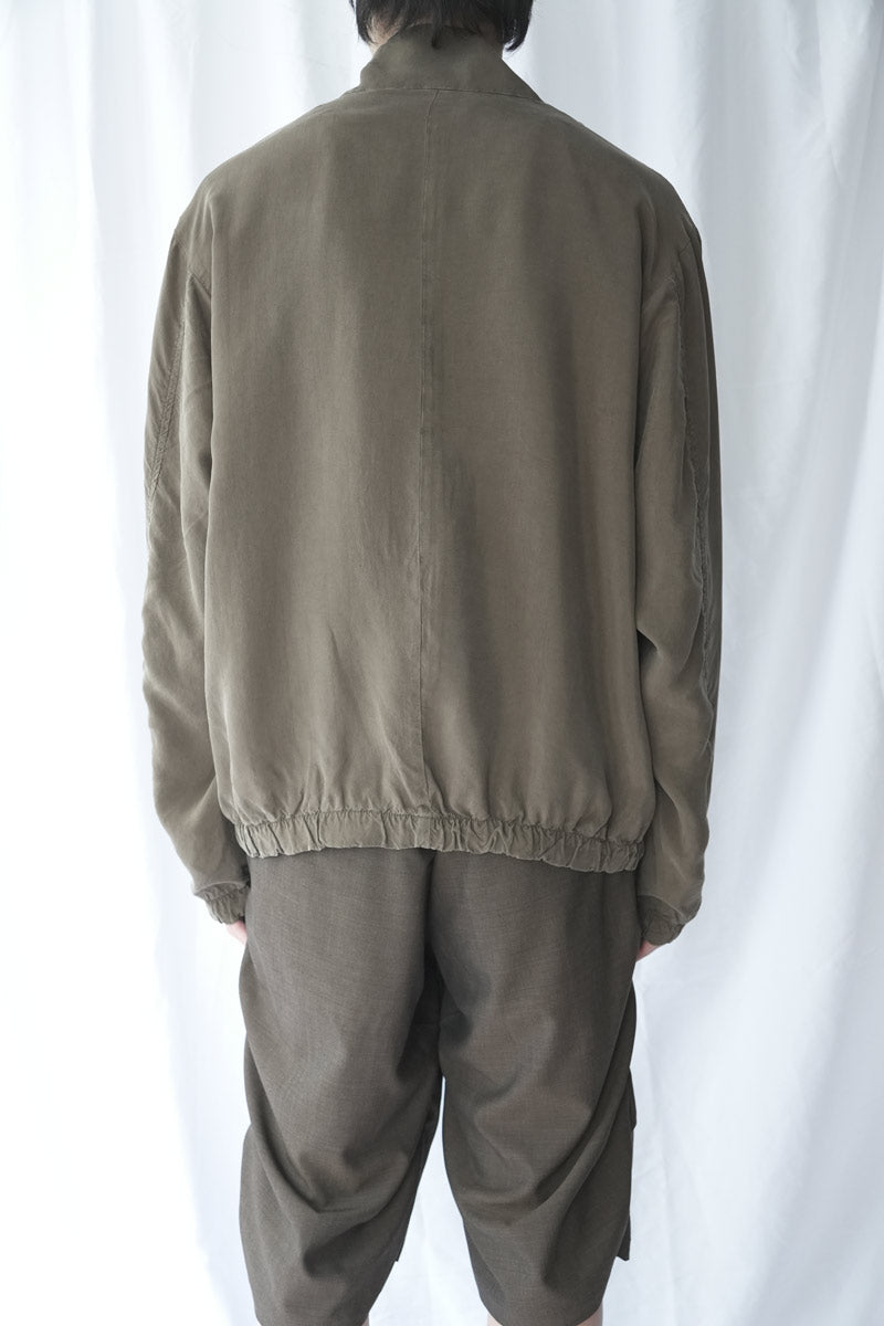 S18 NO.261 CUPRO DOUBLED ZIPPER JACKET / BROWN [Kanazawa Store]