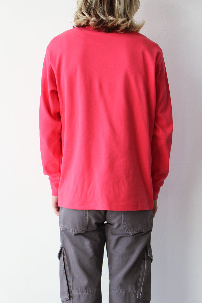 DRESS | PLAIN TURTLENECK / FUCHSIA PINK コットンタートルネックカットソー – STOCK