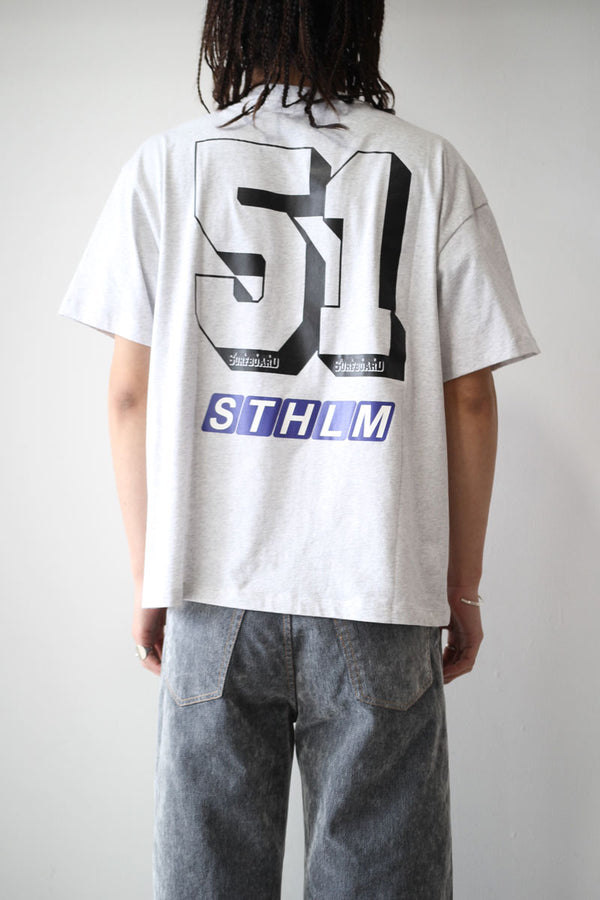 BOX TEE SPONSOR / GREY MELANGE [20%OFF]