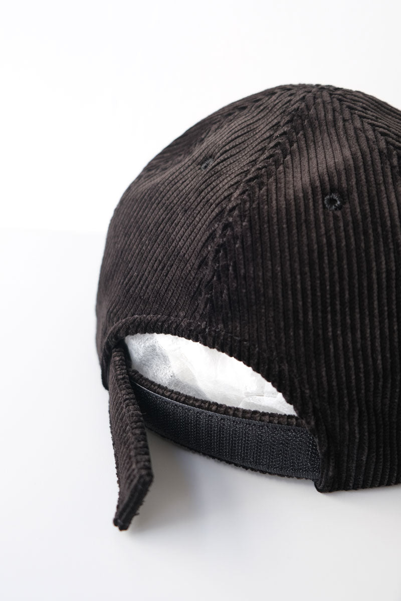 CORDUROY CAP / BLACK