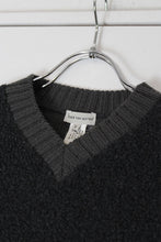 画像をギャラリービューアに読み込む, DRIES VAN NOTEN | V-NECK CROPPED SWEATER / CHARCOAL/GRAY [USED]