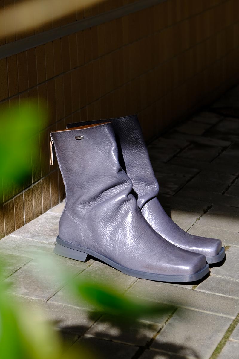 OUR LEGACY | BLUNT BOOT / DEEP SKY LEATHER レザーアンクルブーツ