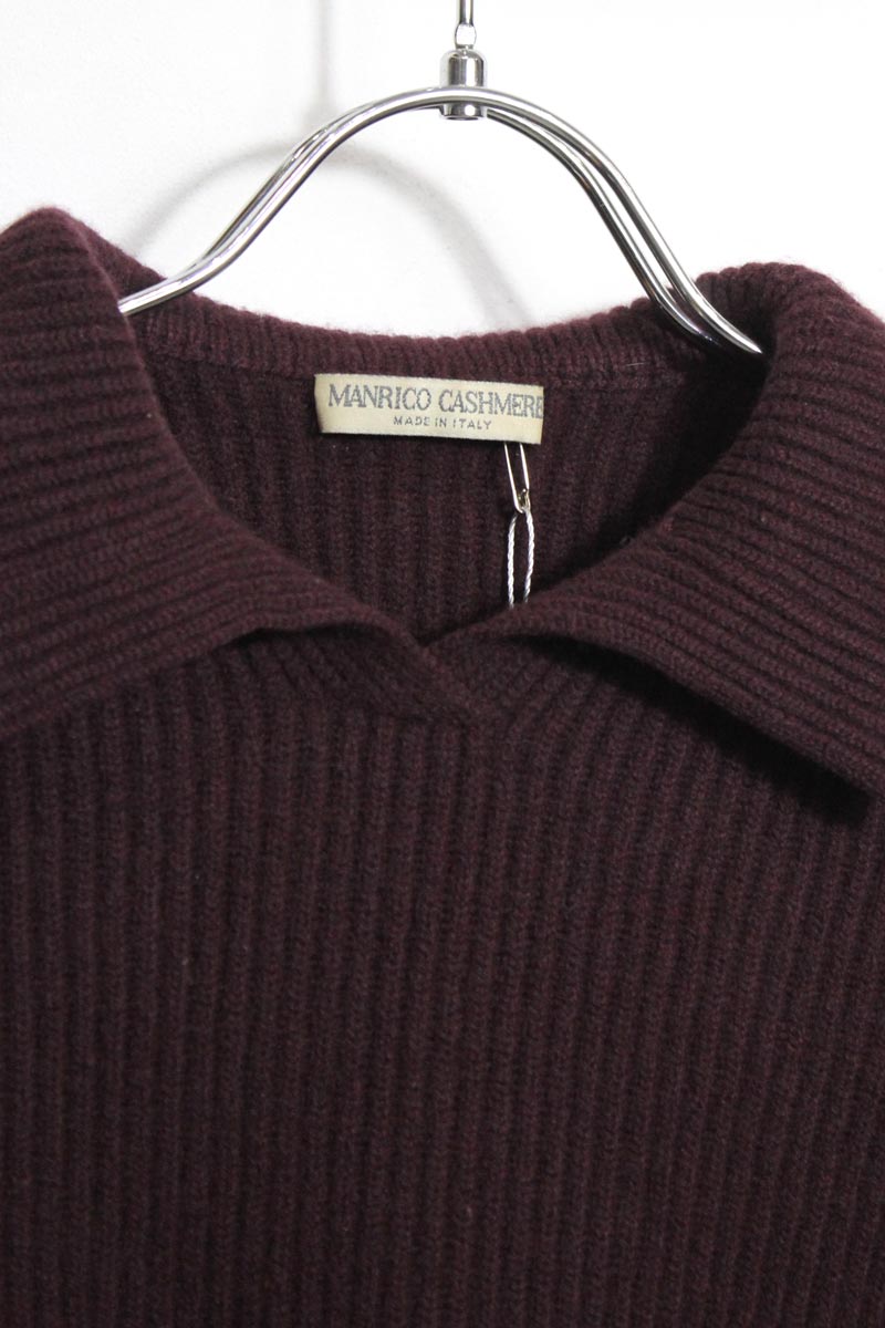 MANRICO CASHMERE | MADE IN ITALY 90'S CASHMERE KNIT SWEATER  [USED]