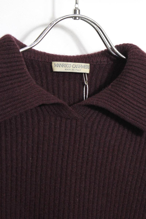 MANRICO CASHMERE | MADE IN ITALY 90'S CASHMERE KNIT SWEATER  [USED]