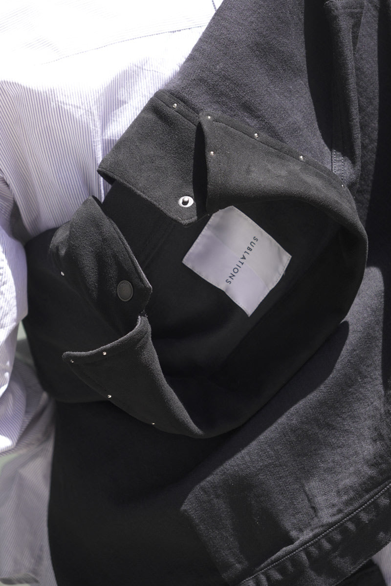 BLACK TWILL SPORTS JACKET .15 / BLACK [STOCK EXCLUSIVE]