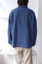 Load image into Gallery viewer, FRENCH WORK COVERALL COTTON SELVAGE DENIM / INDIGO BLUE