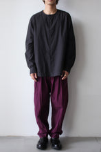 Load image into Gallery viewer, DOUBLE DYED VERGER SHIRT-VOILE / ONYX