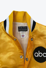 Load image into Gallery viewer, OTHER BRAND | MADE IN USA 70&#39;S ABC TV CHANNEL NYLON SATIN STADIUM JACKET [USED]