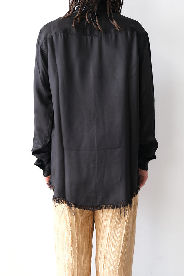 SCRATCH THE ITCH SHIRT / BLACK [30%OFF]
