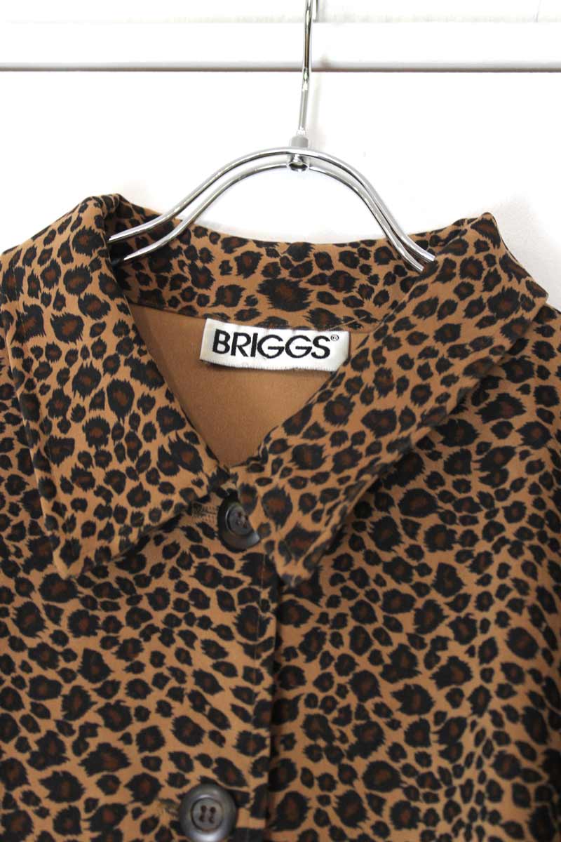 BRIGGS | 90'S LEOPARD SHIRT JACKET [USED]