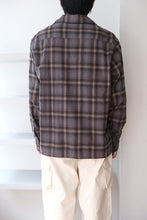 Load image into Gallery viewer, HEUSEN SHIRT / OYSTER CHECK HAIRY FLANNEL