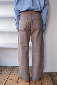 LABOUR TROUSERS / WARM GREY MARBLE