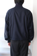 Load image into Gallery viewer, ARMY TRACK JACKET DORMEUIL ENGLISH FLANNEL / NAVY [Kobe store]