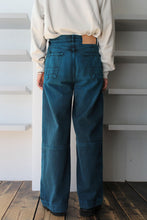 Load image into Gallery viewer, WIDE SEAM DENIM BAGGY PANTS .09 / BLUE BLACK