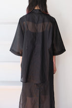 Load image into Gallery viewer, TRUNK SHIRT / BLACK ORGANZA [20%OFF]