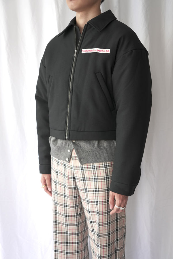 ALVA CROPPED PUFF JACKET / BLACK