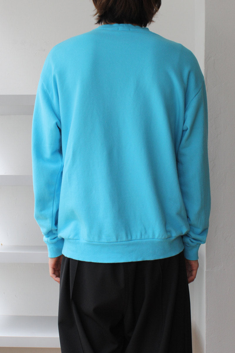 ITTETSU MATSUOKA - 'YASASHIIDAKE 3' CREW NECK TURQUOIS [60%OFF]