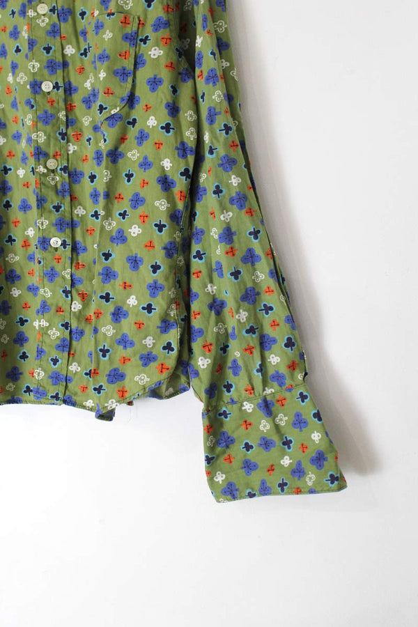 LADY E&W | MADE IN USA 60'S L/S PATTERN SHIRT [USED]