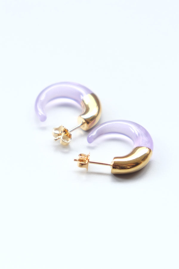 AMALTHEA EARRINGS / MULLED GRAPE