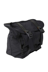 GABARDINE BODY BAG / BLACK 