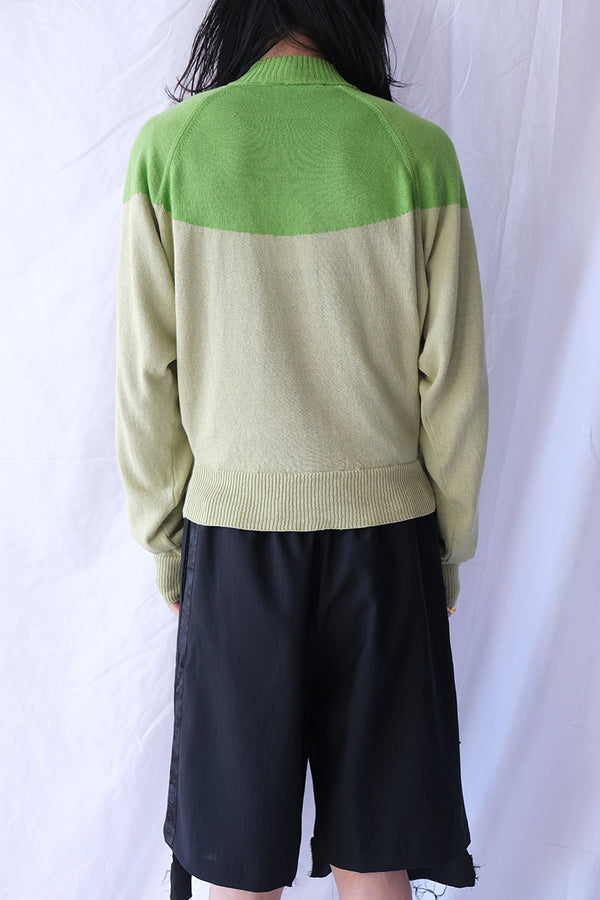 HALF MOON RACER ZIP-UP / GREEN