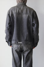 Load image into Gallery viewer, BOLD DENIM JACKET / HEAVY BLACK VINTAGE