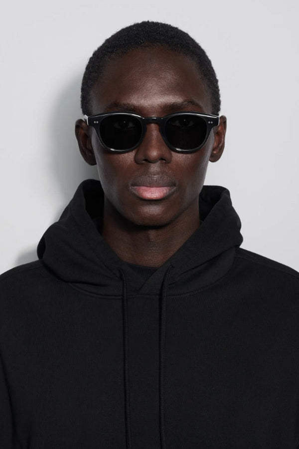 01M ROUND SUNGLASSES / DARK GRAY