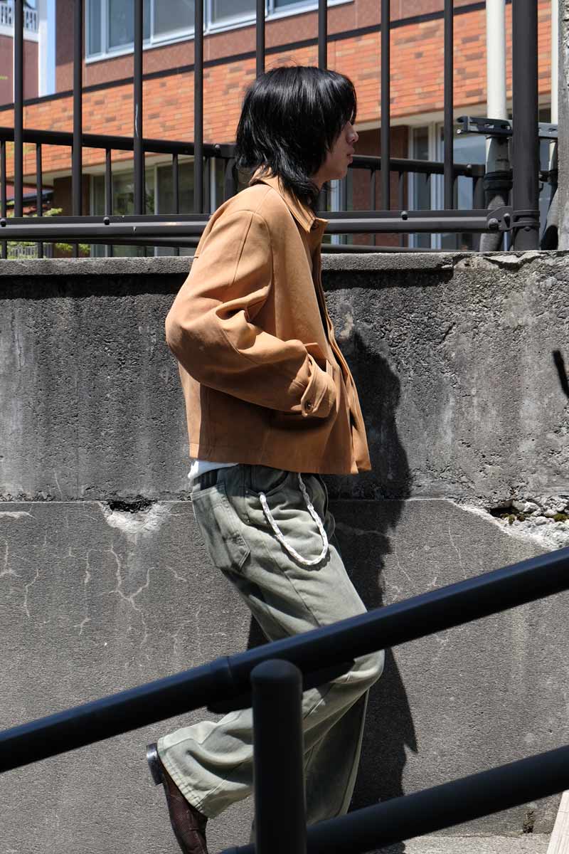 GUS JACKET / TWO-TONED CHINO COTTON