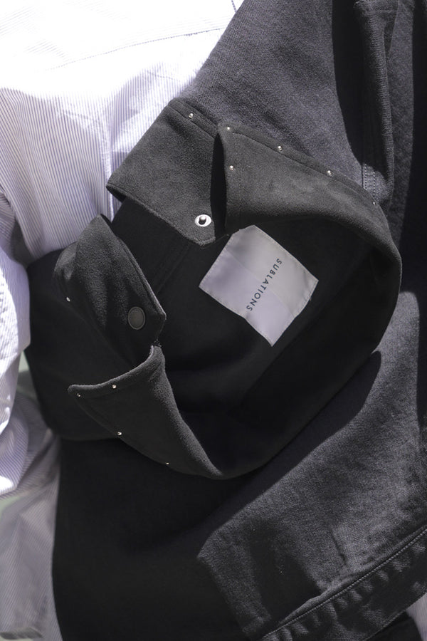 BLACK TWILL SPORTS JACKET .15 / BLACK [STOCK EXCLUSIVE]