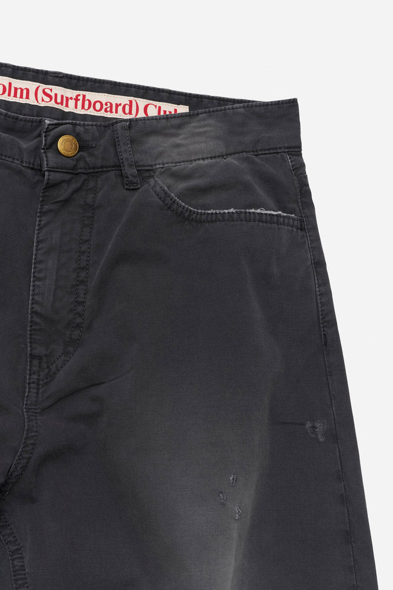 RALF CHINO TROUSERS / BLACK [26AW入荷予定]