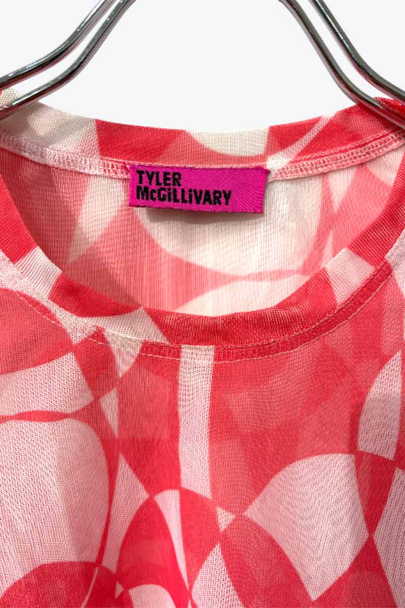 TYLER MCGILLIVARY | L/S GRAPHIC SHEER T-SHIRT [USED]